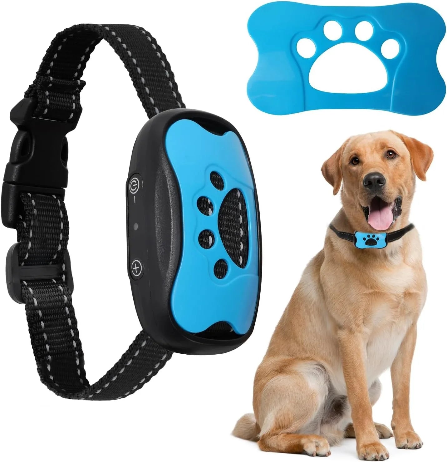 Bark Calm Anti Bark Training Collar USB Rechargeable Ultrasonic Vi RAMi ROVER Dog Outfitters Co